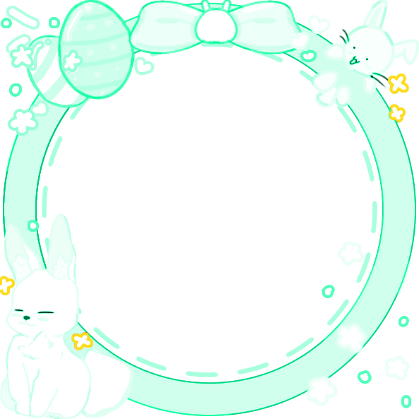 pastel teal easter decor by teto Decoration